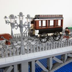 Utstllningen Bit för bit Djurgrdsbron Lego 1890