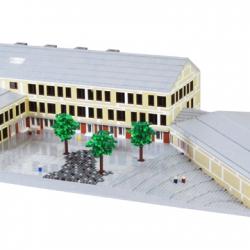 Arkitekturmodeller av LEGO på uppdrag av SKANSKA