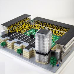 Gamla Råsunda Fotbollsstadion byggd i LEGO