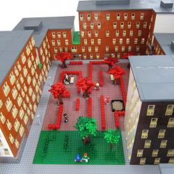 Exteriören som Lego Arkitekturmodeller