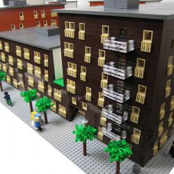 Exteriörmodell Arkitekturmodeller Lego