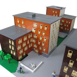 Oeversiktsmodell Exterioer Arkitektkopia Lego