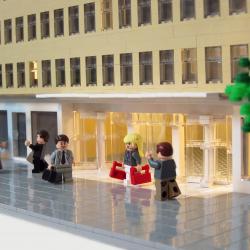 Sveavägen 44 – Arkitekturmodell av LEGO – Arkitekturmodeller på uppdrag av Skandia Fastigheter