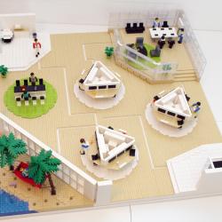 LEGO Inredningsmodell på uppdrag av Dustin