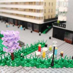 Bremlerbrick bygger Arkitekturmodell av LEGO