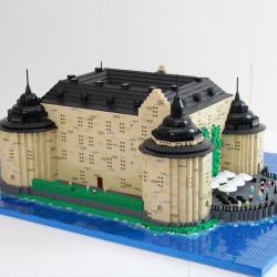 Legomodellen Örebro slott med give-away miniatyr