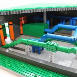 Envac beställde modell av lego som avfallshanterings prototyp