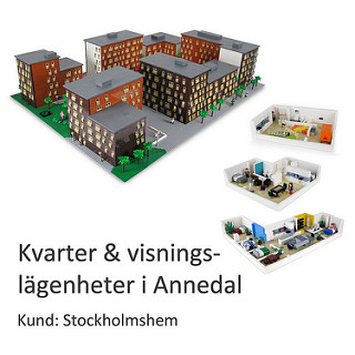 &Ouml;versiktsmodell exteri&ouml;ren - interi&ouml;ren lego